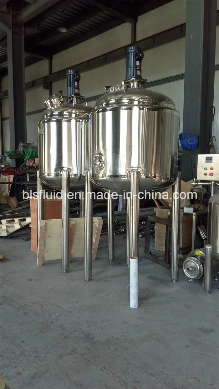 Bls Industrial Duble Jacketed Heating Multi-Function Agitation Mixing Tank