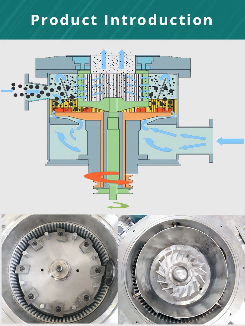 Xanthan Gum Powder Ultrafine Air Classifying Impact Grinding Mill Equipment