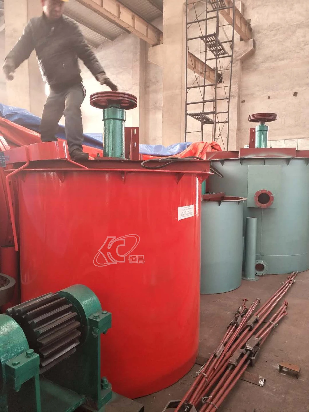 CIP Cil Processing Equipment Gold Ore Agitation Leaching Tank