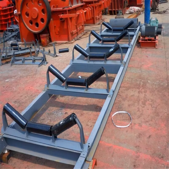 Equipo transportador de banda transportadora de marco de acero utilizado en la minería del carbón